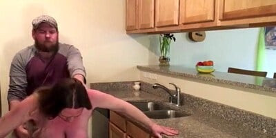 Sex in the kitchen - homemade