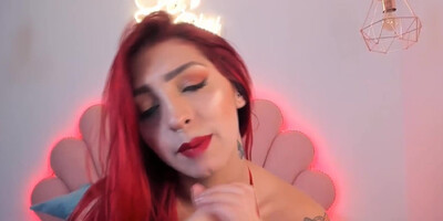 Sexy Redhead Fucks Her Sweet Pussy