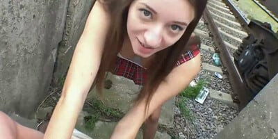 SexyRia Outdoor Anal am BHF