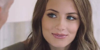 she found the perfect place to get gaped