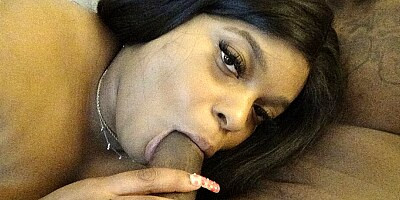 Shy amateur ebony BBW gets pounded by a big black dick