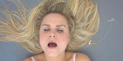 Shy Blonde Experiences a Wild Orgasm
