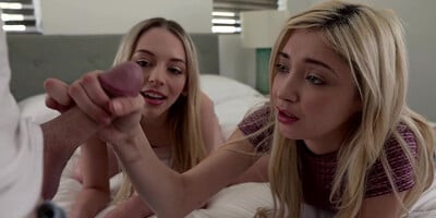 Sia Lust and her stepbrother have threesome with horny Lily Larimar