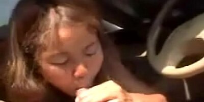 Skinny Asian slut gets a cumshot in mouth