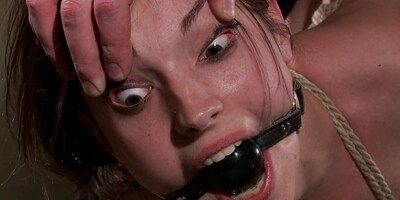 Skinny Kristine in Crazy Extreme BDSM clip