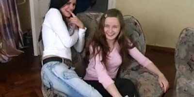 Skinny Russian Brunette Teen Girl Tanya Hard Bathroom F