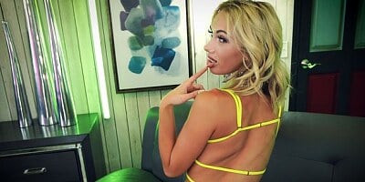 Slim and young chick Sky Pierce gets nicely fucked in the missionary pose