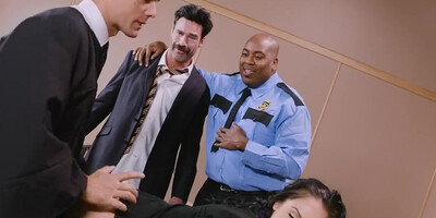 Smoking hot chick Kristina Rose getting double penetrated