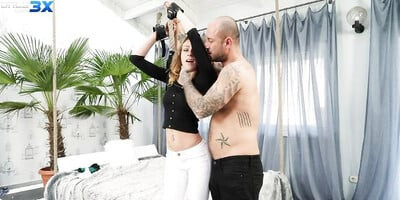 Spicy small-tit Angel Emily fucked in the ass like never before