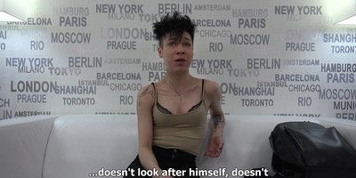 Steamy Babe At Casting - point-of-view