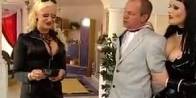 Stella german cruel mistress uses her slave hard