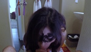 Stepteen mouths cummed in