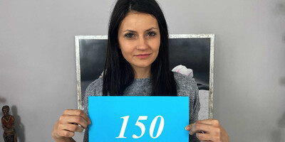 Steve Q & Tiny Tyna in Amazing Brunette Getting Pounded On The Casting Couch - Porncz