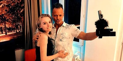 Stunning hottie in high heels Lily Ray likes intensive dick riding