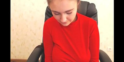 Super sexy long haired polish hairplay and striptease 4