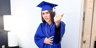 Sweet brunette gf Mackenzie Mace gets her crack fucked from behind