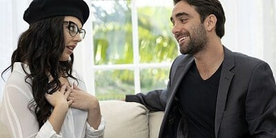 Sweet cheating MILF in stockings Whitney Wright rides a young dick