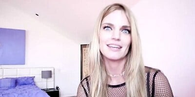 Tattooed blonde with an innocent innocent face loves rough sex