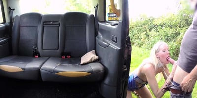 Taxi driver pleased Lexi Lou the hardest anal sex in her life