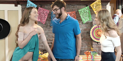 Teen Stepsister Anya Olsen And Her Bff Samantha Hayes Fucking Her Stepbro