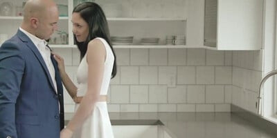 Tenant Ariana Marie fucked in her ass by landlord