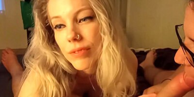 Tinder Threesome - Petite Blonde Joins us for a Kinky Night