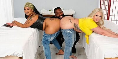 Two Baddies, One Massage Booking