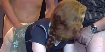 two mature mothers in crazy gangbang horny big ass