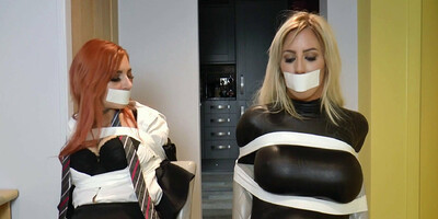 Two taped and gagged
