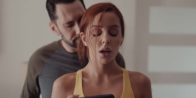 Vanna Bardot - Petite Redhead Stepdaughter Spreads Pussy And Fucked