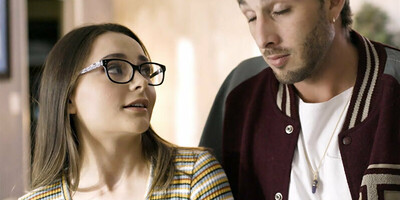 Virgin college teen Aften Opal fucked for the first time