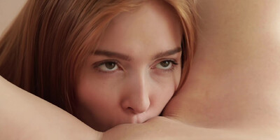 Watch A Gourgeous Readhead Eating Pussy Like No Other