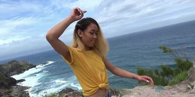 You take Aria to the Aquarium, and the beach.