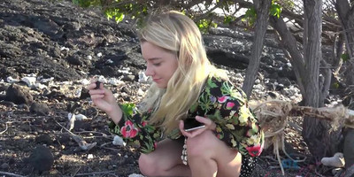 You take Riley to the beach and watch a romantic sunset.