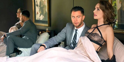 Young wife cures her sex addiction by banging one of husband's best friends